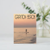 Grayton Beach paddleboarding Briefkaart (Staand voorkant)