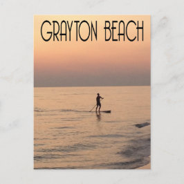Grayton Beach paddleboarding Briefkaart