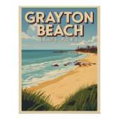 Grayton Beach State Park - Florida  Perfect Poster (Voorkant)