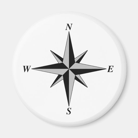 Graytone North Arrow magneet (Voorkant)