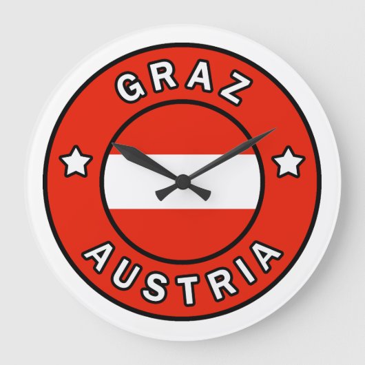 Graz Austria Grote Klok (Voorkant)