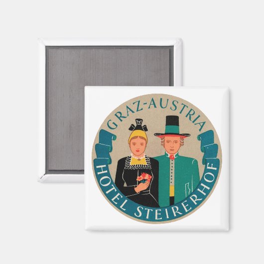Graz Austria Hotel Steirerhof Magneet (Voorkant / Achterkant)