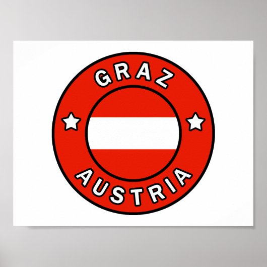 Graz Austria Poster (Voorkant)