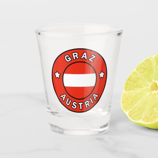 Graz Austria Shot Glas (Voorkant)