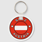 Graz Austria Sleutelhanger (Voorkant)