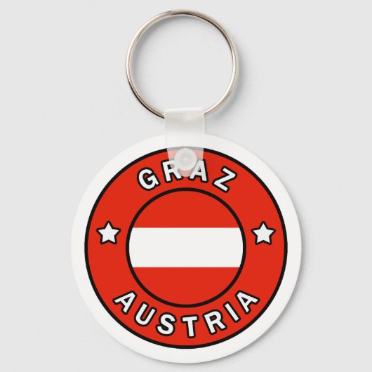 Graz Austria Sleutelhanger (Voorkant)