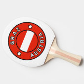 Graz Austria Tafeltennisbatje (Zijkant)