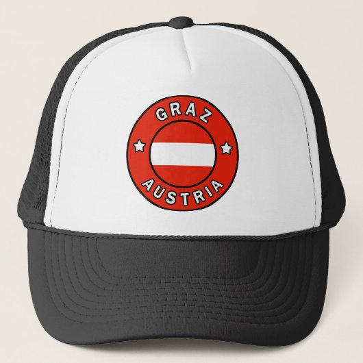 Graz Austria Trucker Pet (Voorkant)