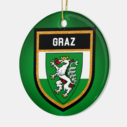 Graz Flag Keramisch Ornament (Links)