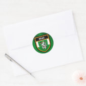 Graz Flag Ronde Sticker (Envelop)