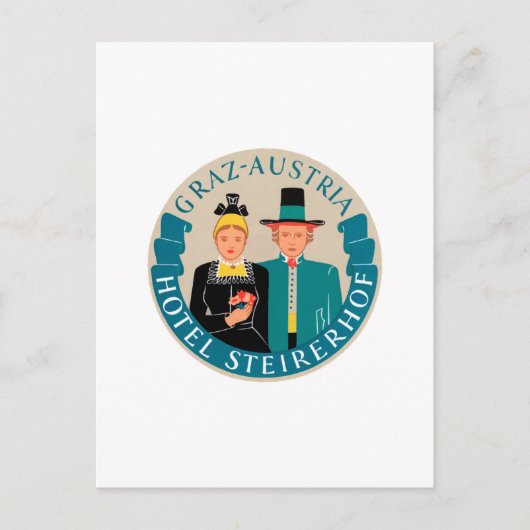 Graz-Oostenrijk Briefkaart (Voorkant)