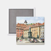 Graz, Oostenrijk - koelkast magneet van Velvet Esc (Voorkant / Achterkant)