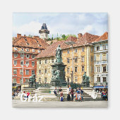 Graz, Oostenrijk - koelkast magneet van Velvet Esc (Voorkant)