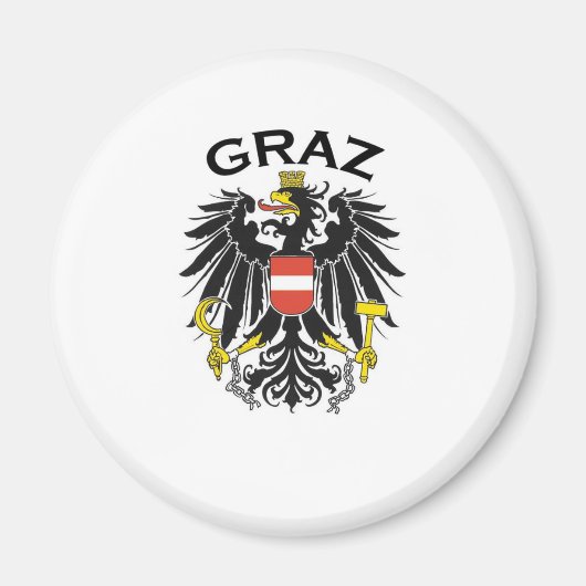 Graz, Oostenrijk Magneet (Voorkant)