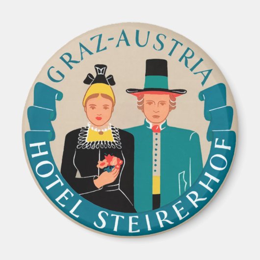 Graz-Oostenrijk Magneet (Voorkant)