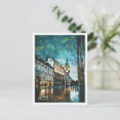 Graz Oostenrijk Prachtig olieverflandschap Briefkaart (Staand voorkant)