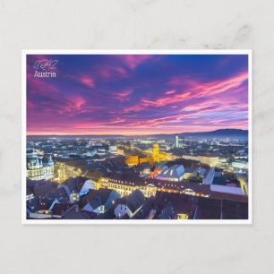Graz Oostenrijk stad d'Autriche Reizen Briefkaart
