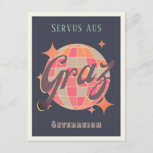 Graz Österreich Oostenrijk Retro Briefkaart
