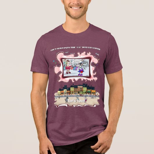 Graze Anatomy: Swimsuit Edition | Friends Tri-Blend Shirt (Voorkant)