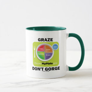 Graze Don't Gorge (MyPlate Food Group Attitude) Mok
