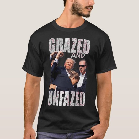 grazen en onaangedaan t-shirt (Voorkant)