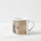 Grazende Eland Espresso Kop (Rechts)