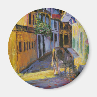 Grazende Koe Magneet