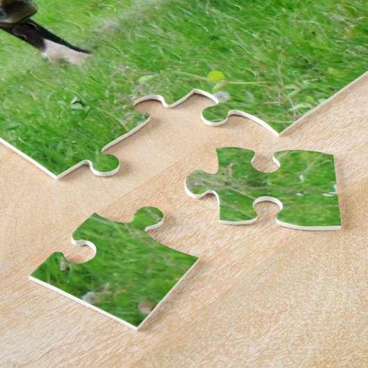 Grazende paarden Puzzle Legpuzzel (Zijkant)