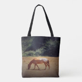 Grazende Palomino.... Tote Bag (Achterkant)
