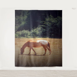 Grazende Palomino.... Wandkleed