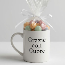 Grazie Con Cuore Chic Baby Shower Keepsake Koffiemok