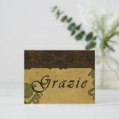 Grazie Druivenstokken - Briefkaart (Staand voorkant)