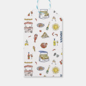 Grazie Italiaanse baby shower cadeautag Cadeaulabel (Achterkant)