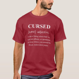 Grazige Grappige Magische Definitie Met Witte Teks T-shirt