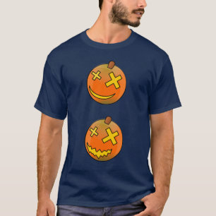 Grazige Halloween Pompoen Gezichten Jack O Lantern T-shirt
