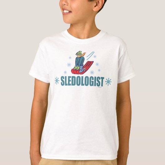 Grazige sneeuwsleeën t-shirt (Voorkant)