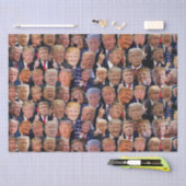 Grazige Trump Gezichten Tissuepapier (Craft)