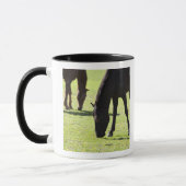 Grazing 2 van paarden mok (Links)