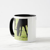 Grazing 2 van paarden mok (Voorkant links)