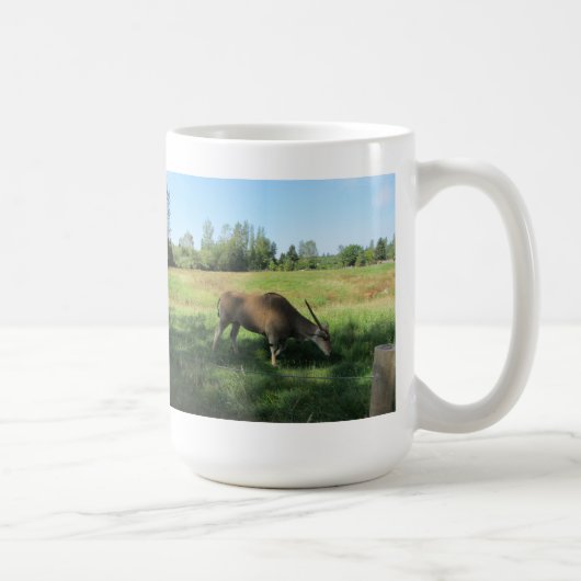 Grazing Antelope Koffiemok (Rechts)