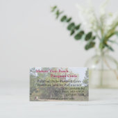 Grazing Cow Biz Card2-pas aan Visitekaartje (Staand voorkant)