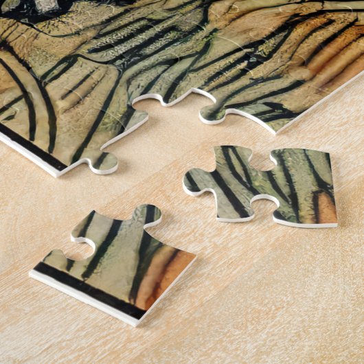 Grazing Donkey 600 Piece Puzzel Legpuzzel (Zijkant)