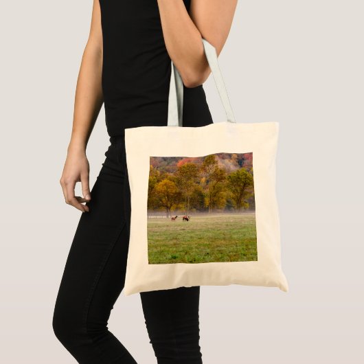 Grazing Elk Canvas tas (Voorkant (product))