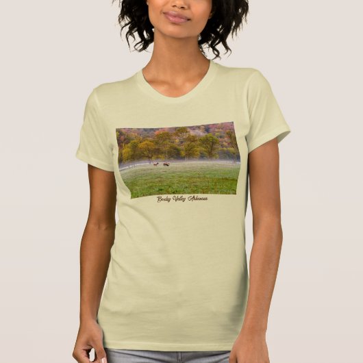 Grazing Elk Couple Vrouw T-shirt (Voorkant)