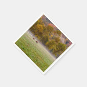 Grazing Elk Koppel Papieren Servet (Hoek)