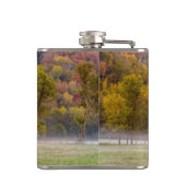 Grazing Elk paar kolf Heupfles (Achterkant)