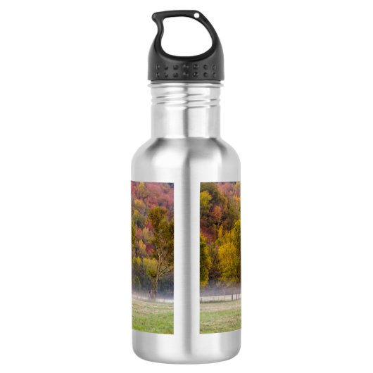 Grazing Elk Paar Water Fles (Achterkant)