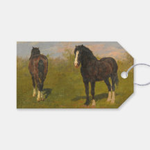 Grazing Horses (door Rosa Bonheur)