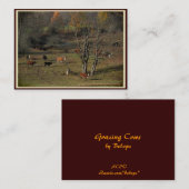 Grazing Koe ATC Visitekaartje (Voorkant / Achterkant)