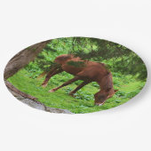 Grazing Paard Papier Bord (Gekanteld)